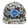 Brackish rope hat with a detailed acrylic blue marlin patch on the front. Features a breathable mesh back and an adjustable snapback closure. The flat bill provides shade, making it perfect for fishing, boating, and coastal adventures