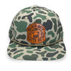 Sun’s Out Guts Out leather patch on marsh Lost Hat Co. rope hat – vintage-inspired dad hat for summer vibes